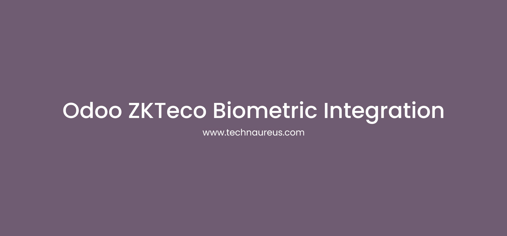 Odoo ZKTeco Biometric Integration