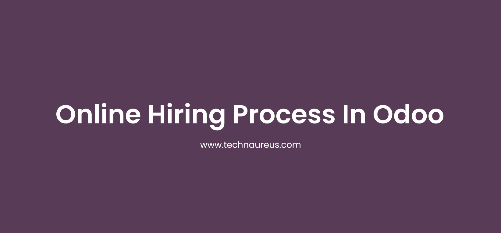 Online Hiring Process In Odoo