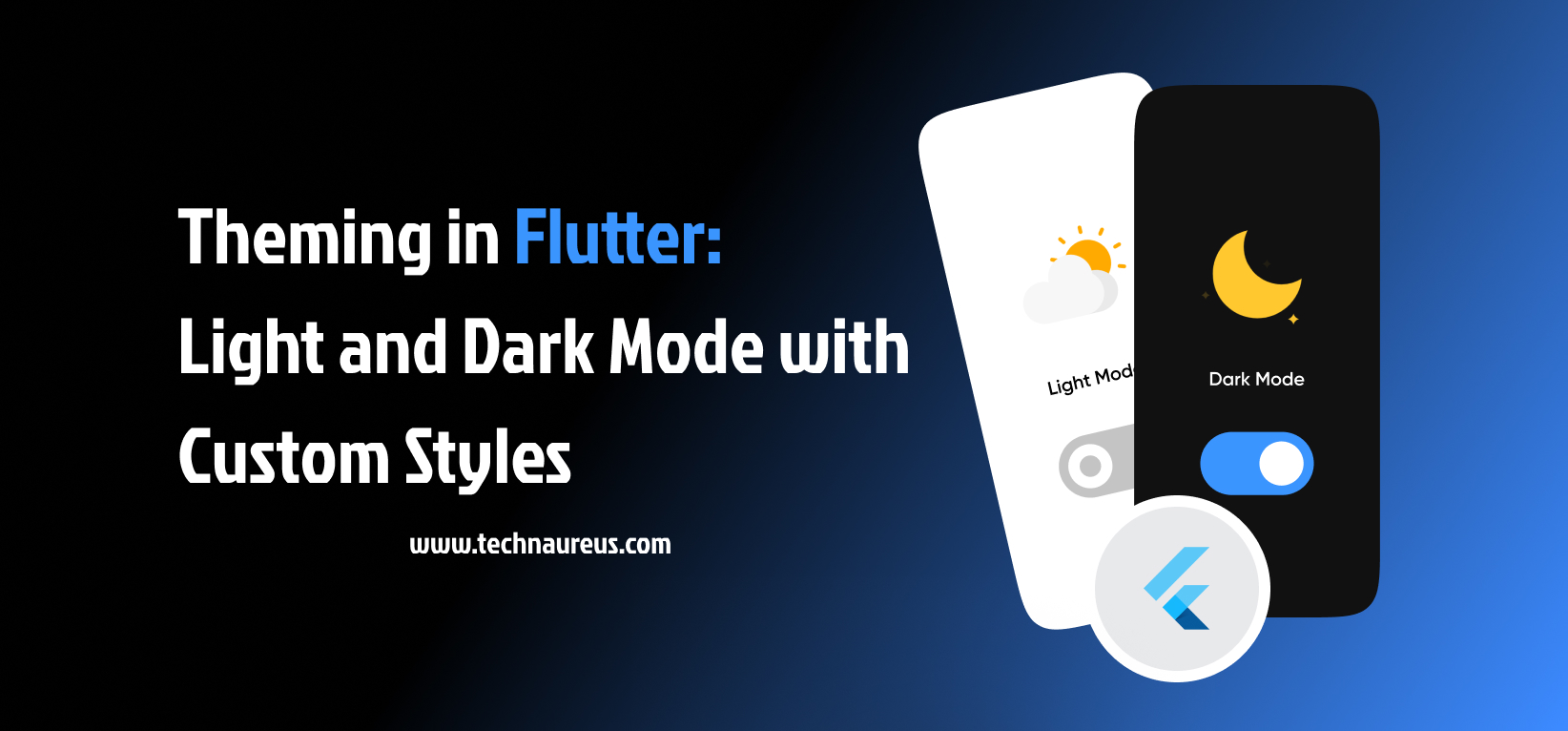 Theming in Flutter - Banner Image