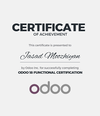 Odoo 18 Functional Certification Image