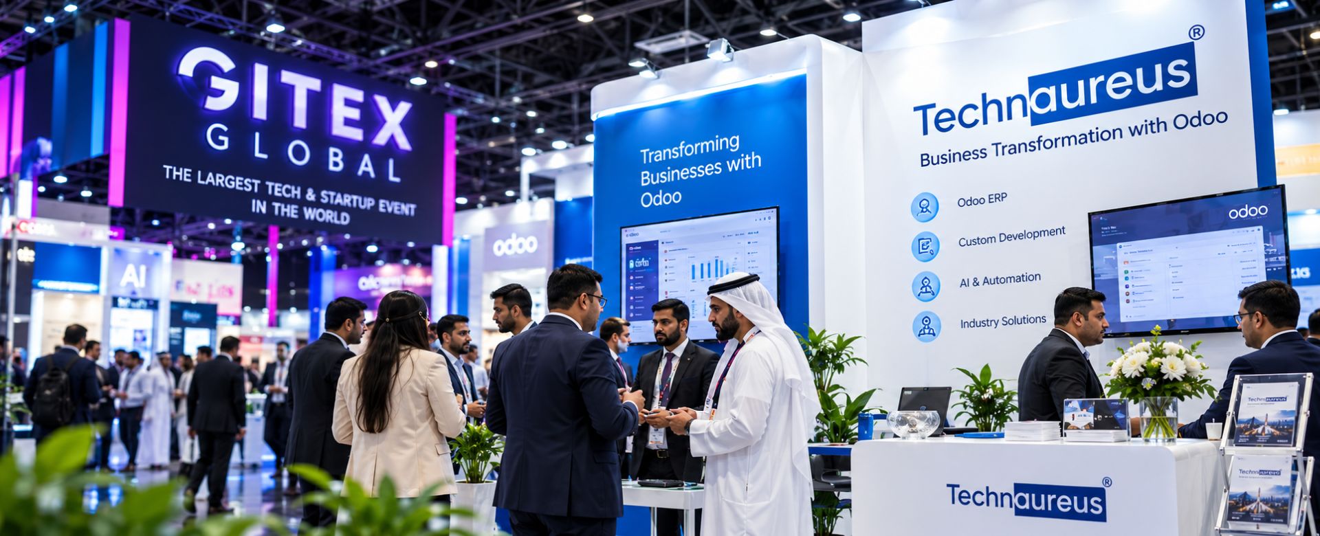 Technaureus Info Solutions at GITEX 2023