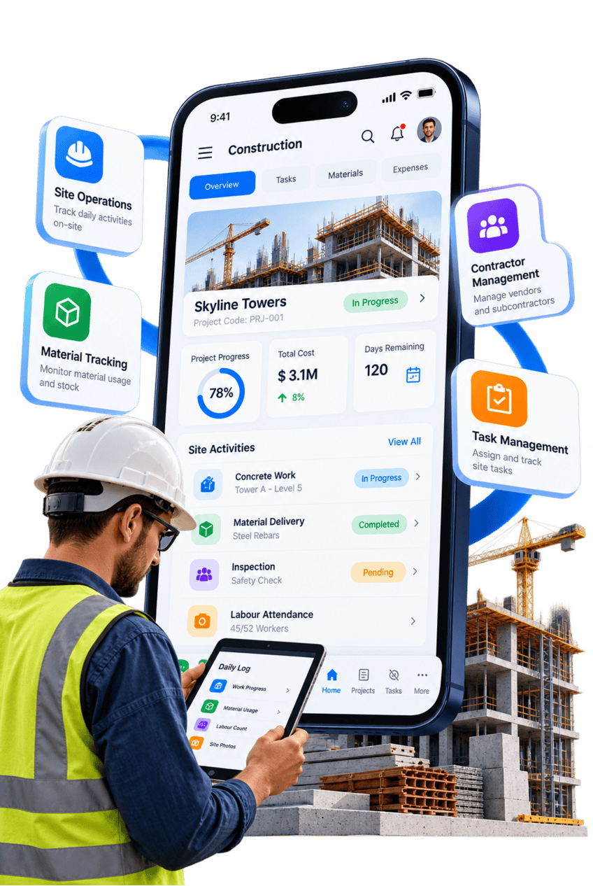 Product app mockup