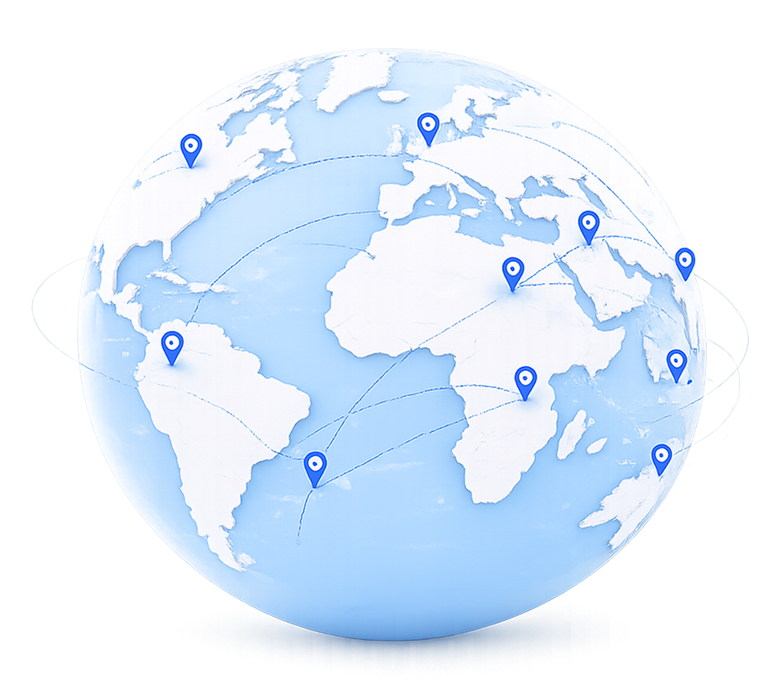 Technaureus global presence map